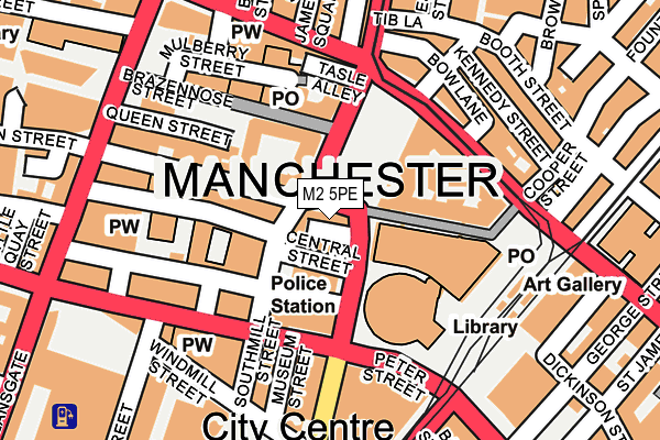 M2 5PE map - OS OpenMap – Local (Ordnance Survey)