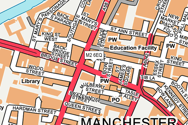 M2 6EQ map - OS OpenMap – Local (Ordnance Survey)