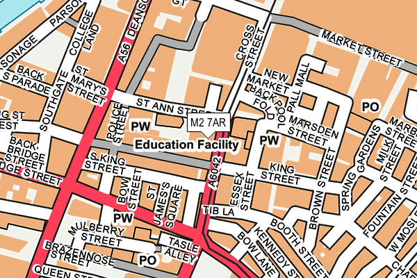 M2 7AR map - OS OpenMap – Local (Ordnance Survey)