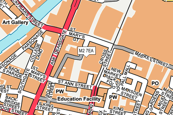 M2 7EA map - OS OpenMap – Local (Ordnance Survey)