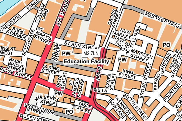 M2 7LN map - OS OpenMap – Local (Ordnance Survey)