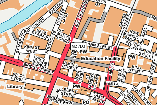 M2 7LQ map - OS OpenMap – Local (Ordnance Survey)