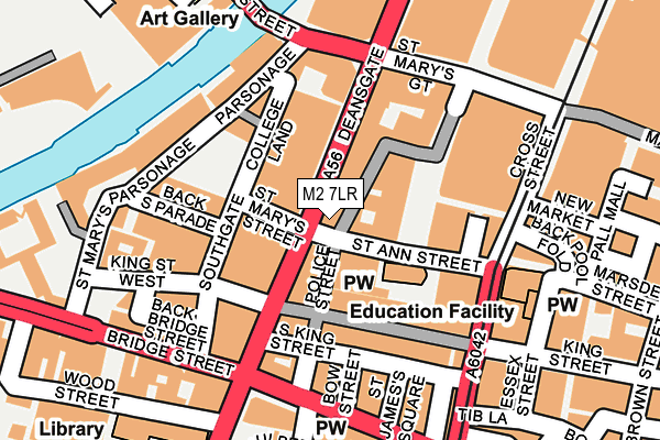 M2 7LR map - OS OpenMap – Local (Ordnance Survey)