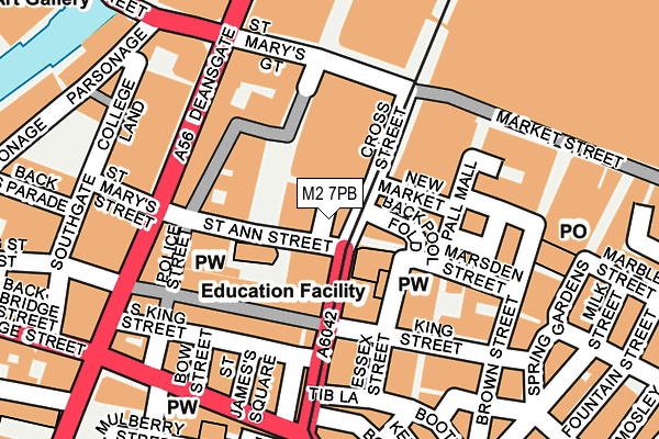 M2 7PB map - OS OpenMap – Local (Ordnance Survey)