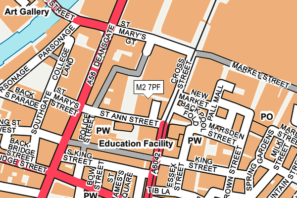 M2 7PF map - OS OpenMap – Local (Ordnance Survey)