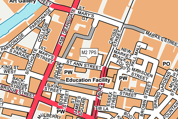 M2 7PS map - OS OpenMap – Local (Ordnance Survey)