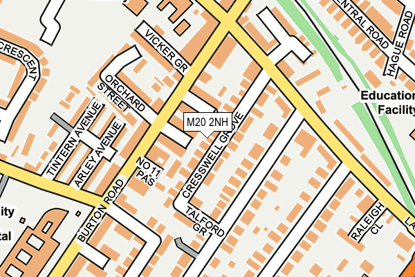 M20 2NH map - OS OpenMap – Local (Ordnance Survey)