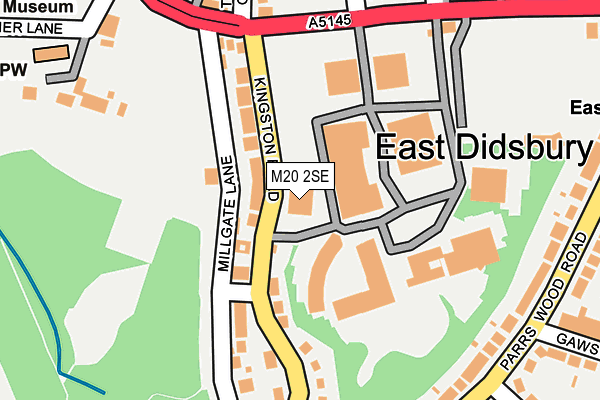 M20 2SE map - OS OpenMap – Local (Ordnance Survey)