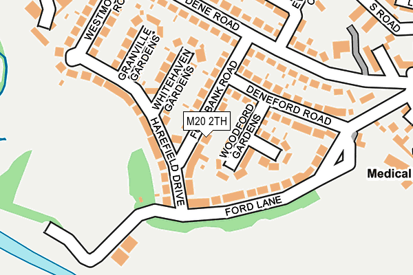 M20 2TH map - OS OpenMap – Local (Ordnance Survey)