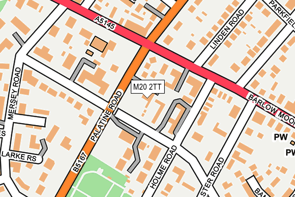 M20 2TT map - OS OpenMap – Local (Ordnance Survey)