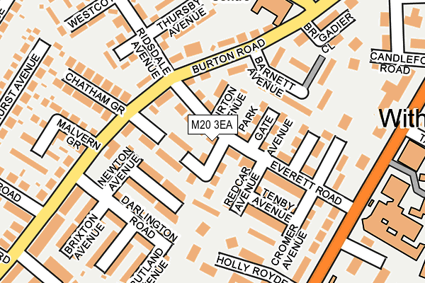 M20 3EA map - OS OpenMap – Local (Ordnance Survey)