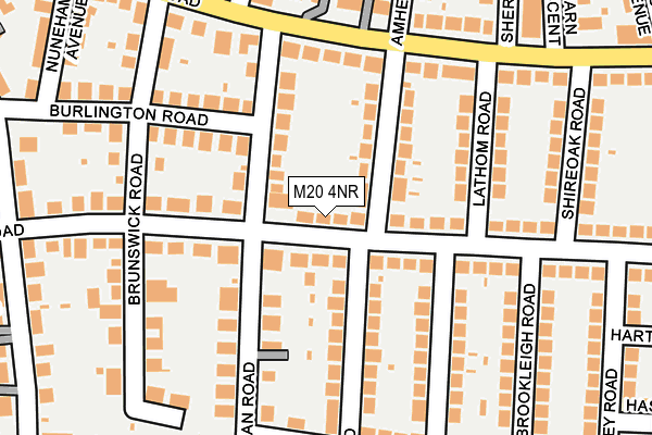 M20 4NR map - OS OpenMap – Local (Ordnance Survey)