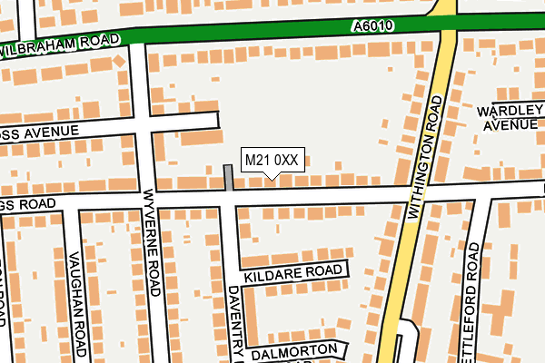 M21 0XX map - OS OpenMap – Local (Ordnance Survey)