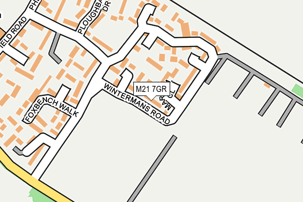 M21 7GR map - OS OpenMap – Local (Ordnance Survey)