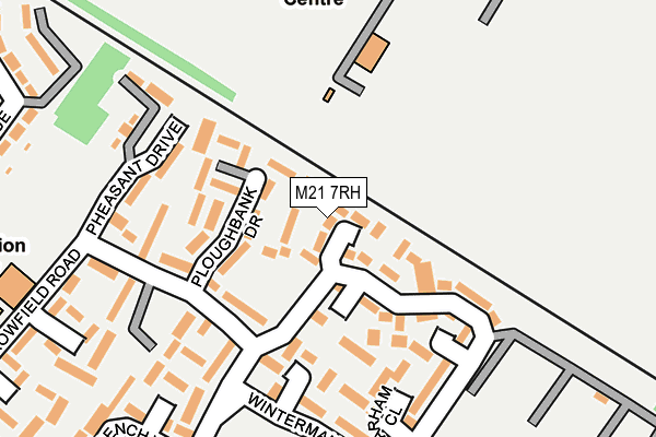 M21 7RH map - OS OpenMap – Local (Ordnance Survey)