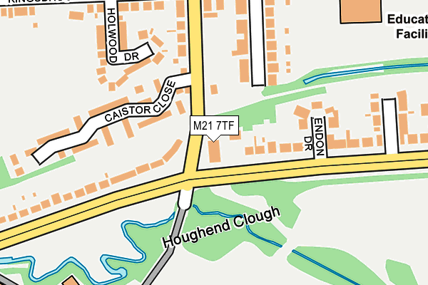 M21 7TF map - OS OpenMap – Local (Ordnance Survey)