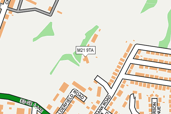 M21 9TA map - OS OpenMap – Local (Ordnance Survey)