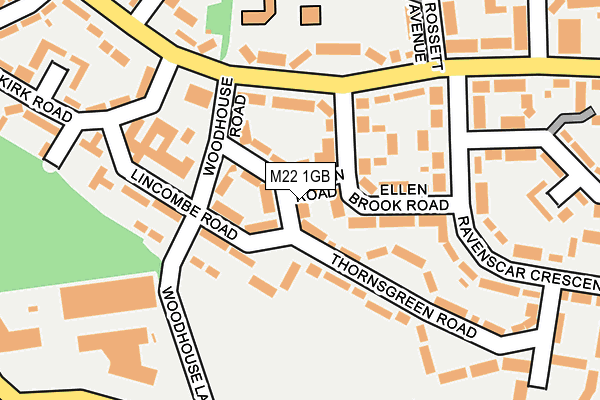 M22 1GB map - OS OpenMap – Local (Ordnance Survey)