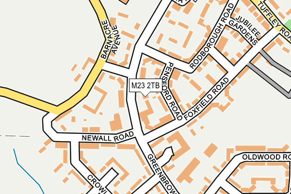 M23 2TB map - OS OpenMap – Local (Ordnance Survey)