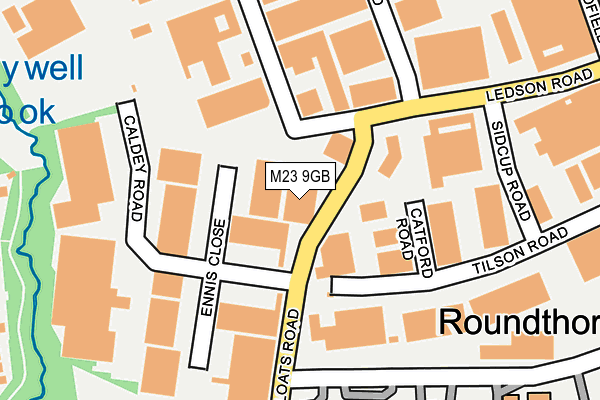 M23 9GB map - OS OpenMap – Local (Ordnance Survey)