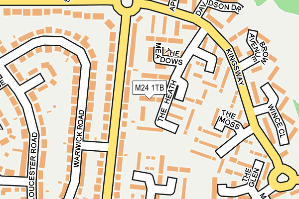 M24 1TB map - OS OpenMap – Local (Ordnance Survey)