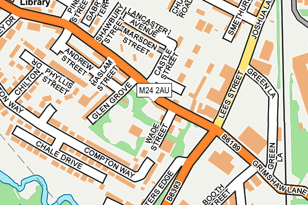 M24 2AU map - OS OpenMap – Local (Ordnance Survey)