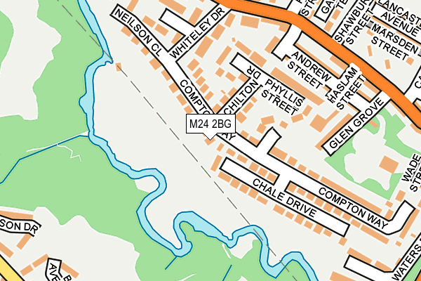 M24 2BG map - OS OpenMap – Local (Ordnance Survey)