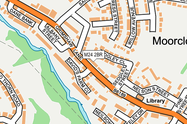 M24 2BR map - OS OpenMap – Local (Ordnance Survey)
