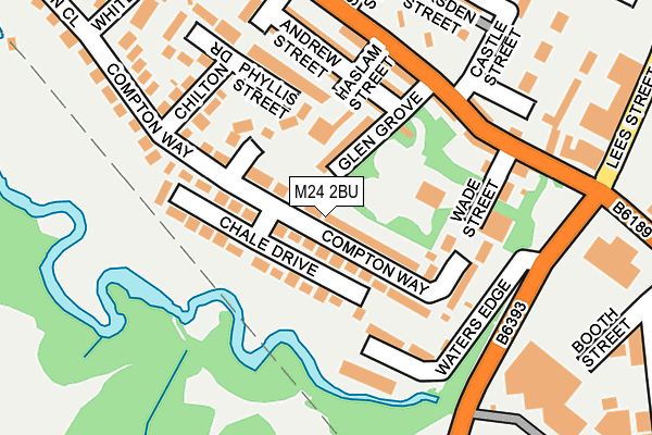 M24 2BU map - OS OpenMap – Local (Ordnance Survey)