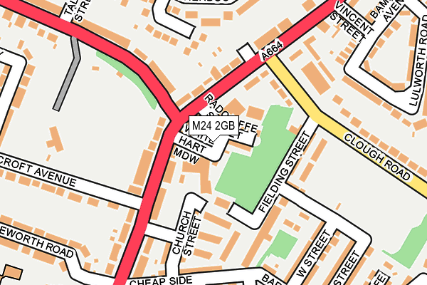 M24 2GB map - OS OpenMap – Local (Ordnance Survey)