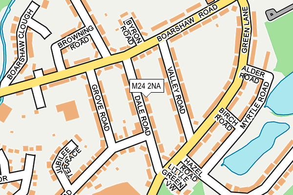 M24 2NA map - OS OpenMap – Local (Ordnance Survey)