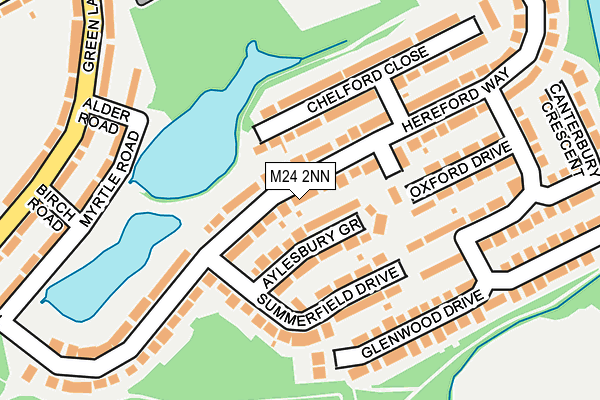 M24 2NN map - OS OpenMap – Local (Ordnance Survey)