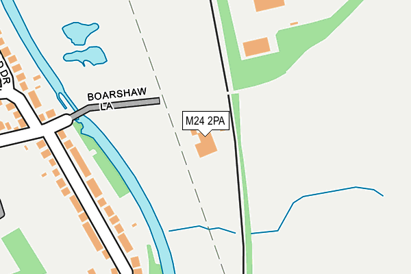 M24 2PA map - OS OpenMap – Local (Ordnance Survey)