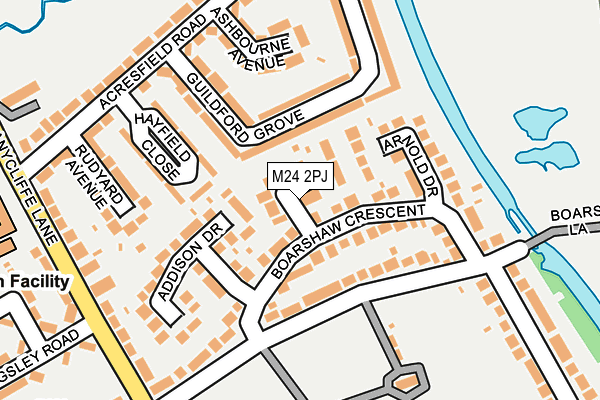 M24 2PJ map - OS OpenMap – Local (Ordnance Survey)