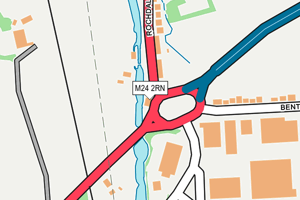 M24 2RN map - OS OpenMap – Local (Ordnance Survey)