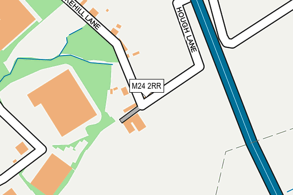M24 2RR map - OS OpenMap – Local (Ordnance Survey)