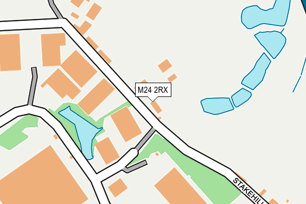 M24 2RX map - OS OpenMap – Local (Ordnance Survey)