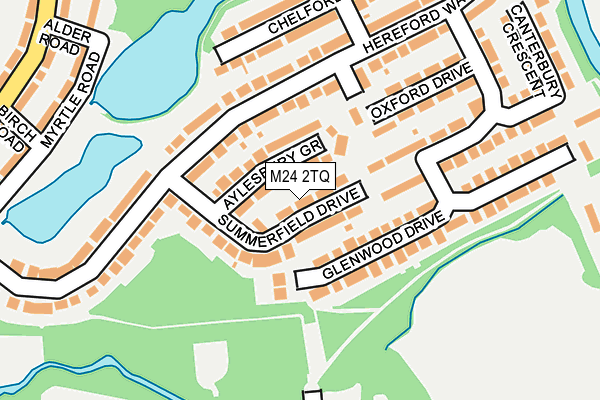 M24 2TQ map - OS OpenMap – Local (Ordnance Survey)