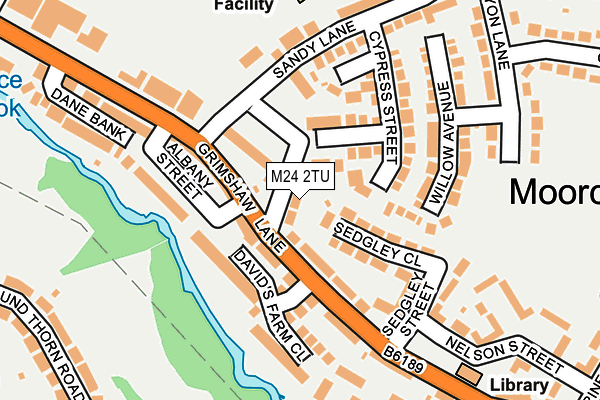 M24 2TU map - OS OpenMap – Local (Ordnance Survey)