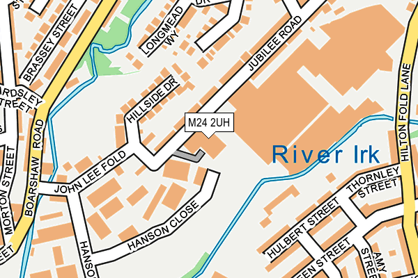 M24 2UH map - OS OpenMap – Local (Ordnance Survey)