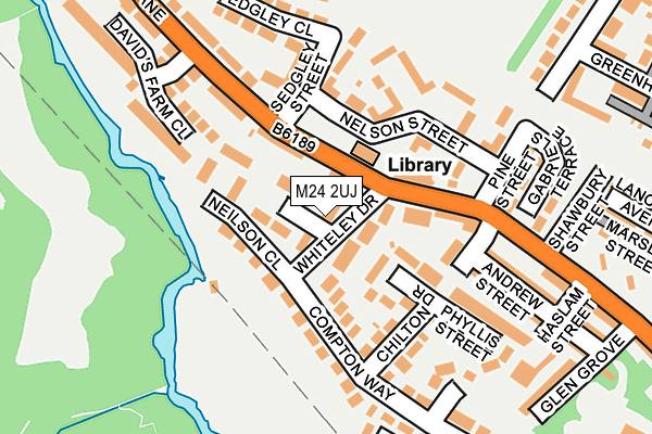 M24 2UJ map - OS OpenMap – Local (Ordnance Survey)