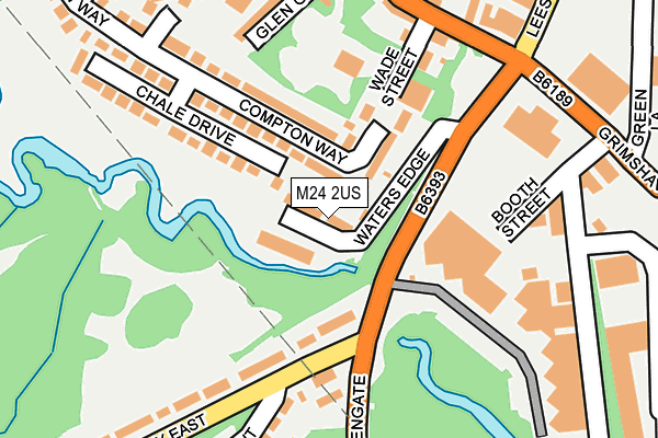 M24 2US map - OS OpenMap – Local (Ordnance Survey)