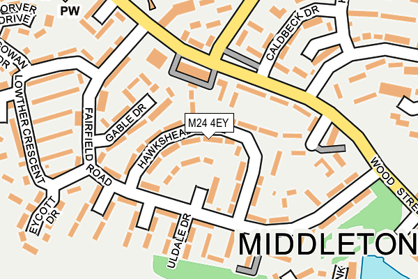 M24 4EY map - OS OpenMap – Local (Ordnance Survey)