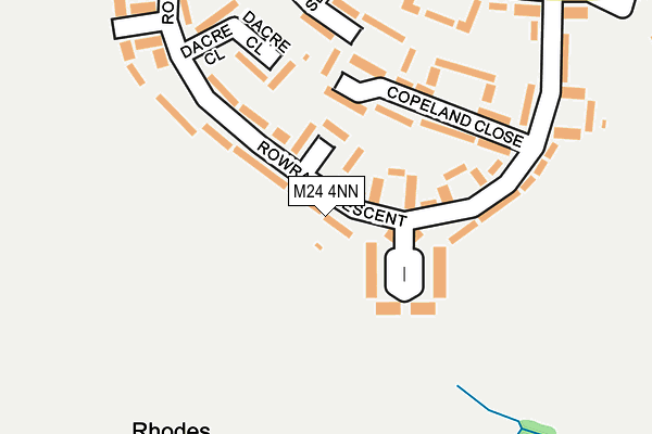 M24 4NN map - OS OpenMap – Local (Ordnance Survey)