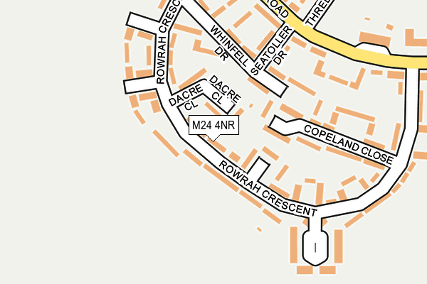 M24 4NR map - OS OpenMap – Local (Ordnance Survey)