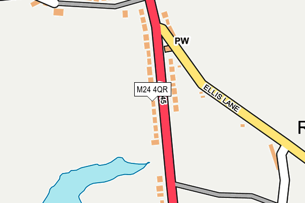 M24 4QR map - OS OpenMap – Local (Ordnance Survey)