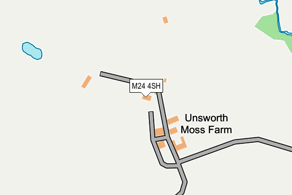M24 4SH map - OS OpenMap – Local (Ordnance Survey)