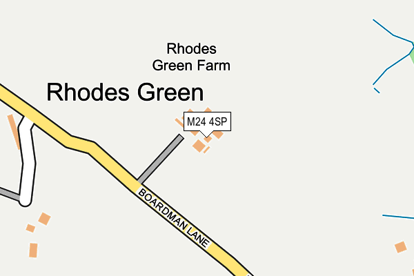 M24 4SP map - OS OpenMap – Local (Ordnance Survey)