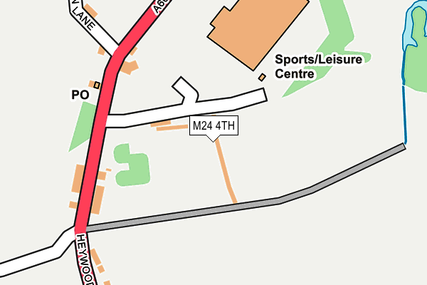 M24 4TH map - OS OpenMap – Local (Ordnance Survey)
