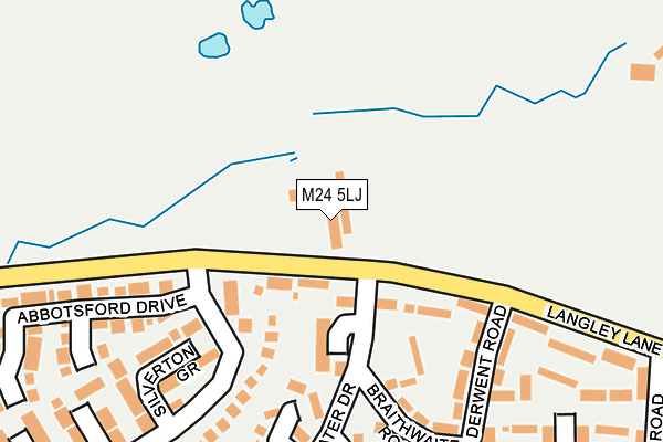 M24 5LJ map - OS OpenMap – Local (Ordnance Survey)